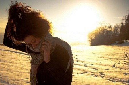 唯美意境女生阳光图片