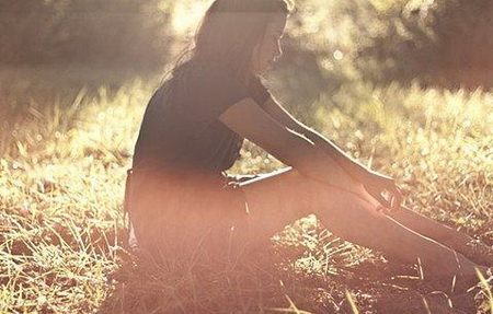 唯美意境女生阳光图片