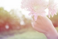 精致女生唯美图片_花儿说